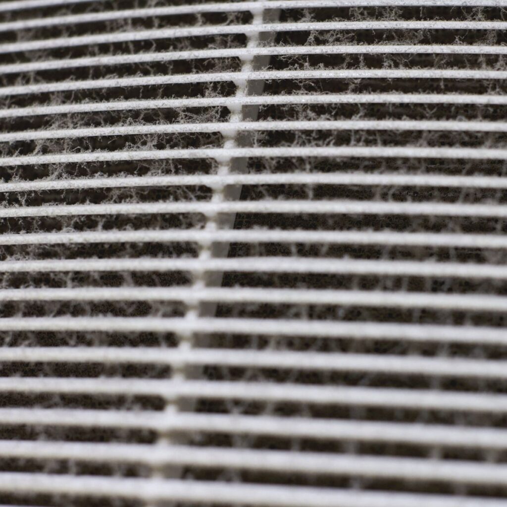 dusty air filter