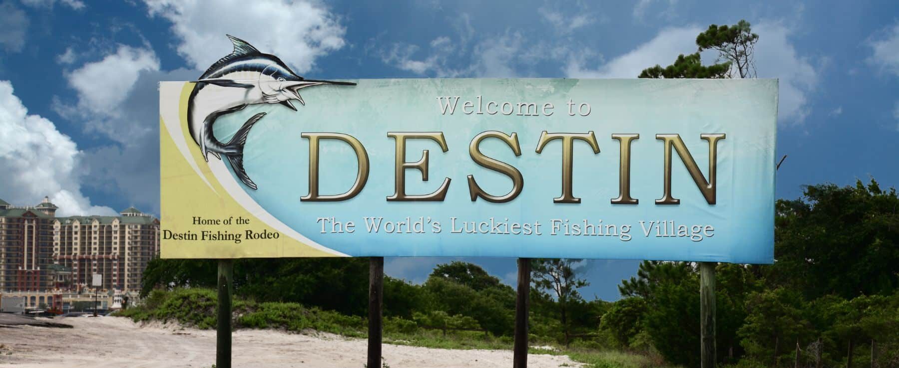 Welcome to Destin, FL billboard