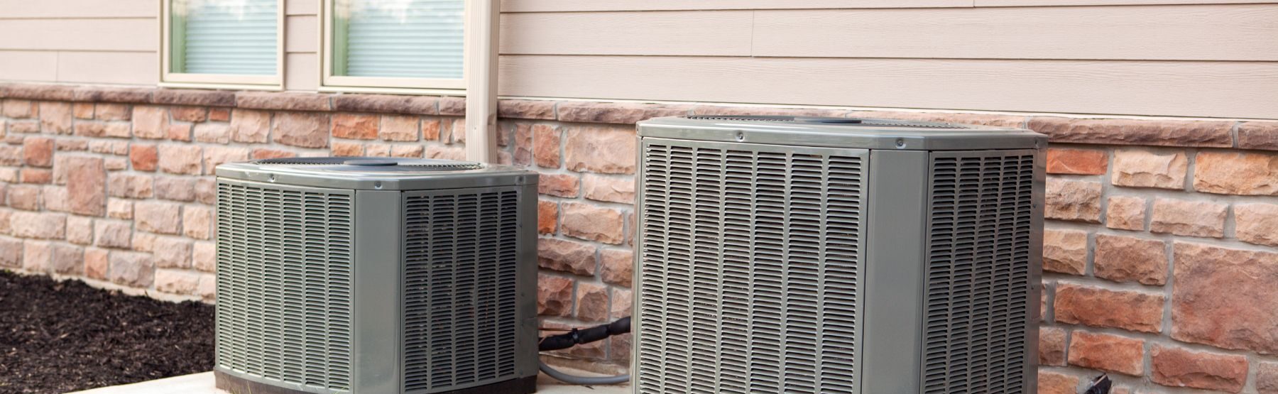 two hvac units side by side